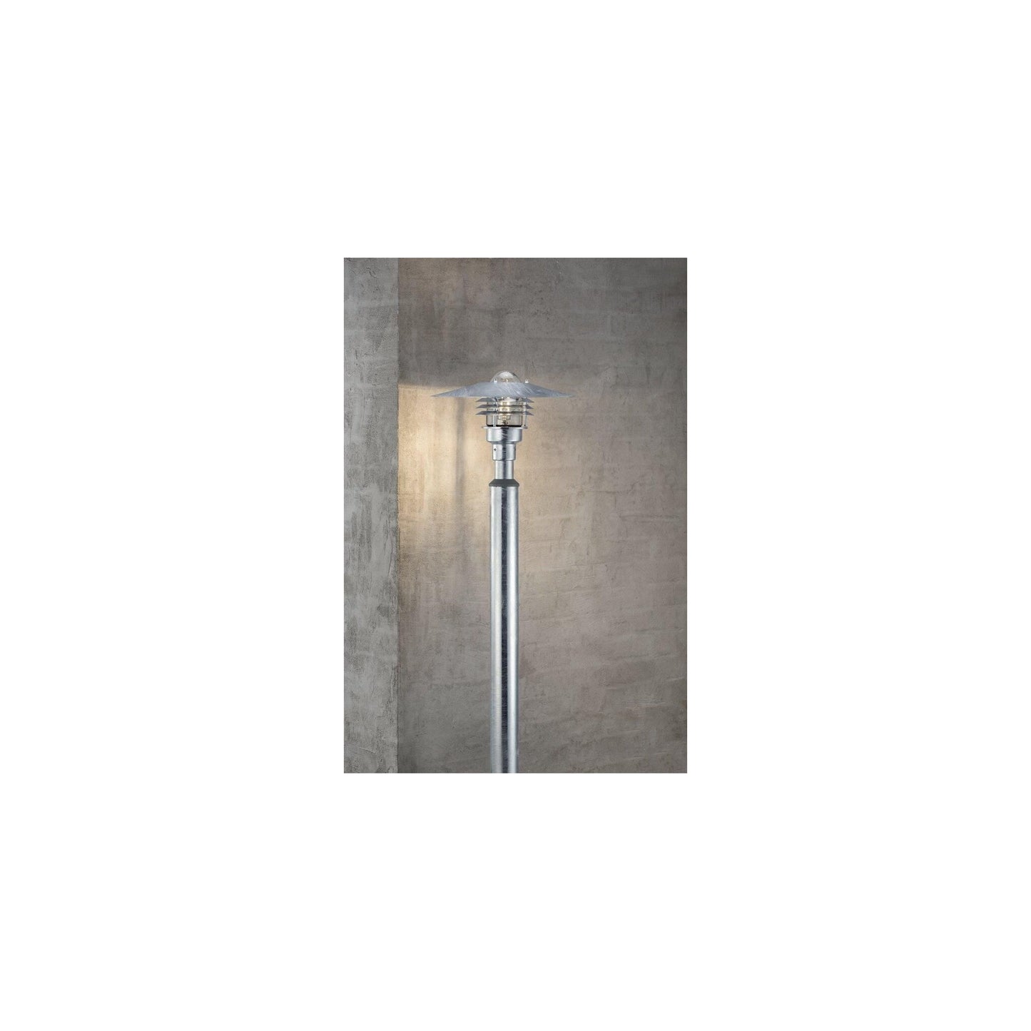 Vejers 2M Outdoor Garden Light Galvanized
