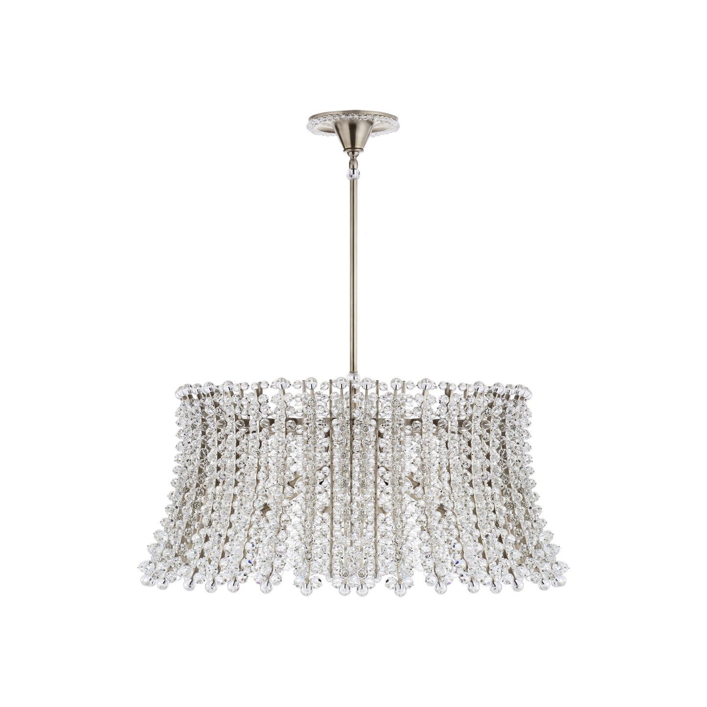 Serafina Large Drum Pendant with Crystal