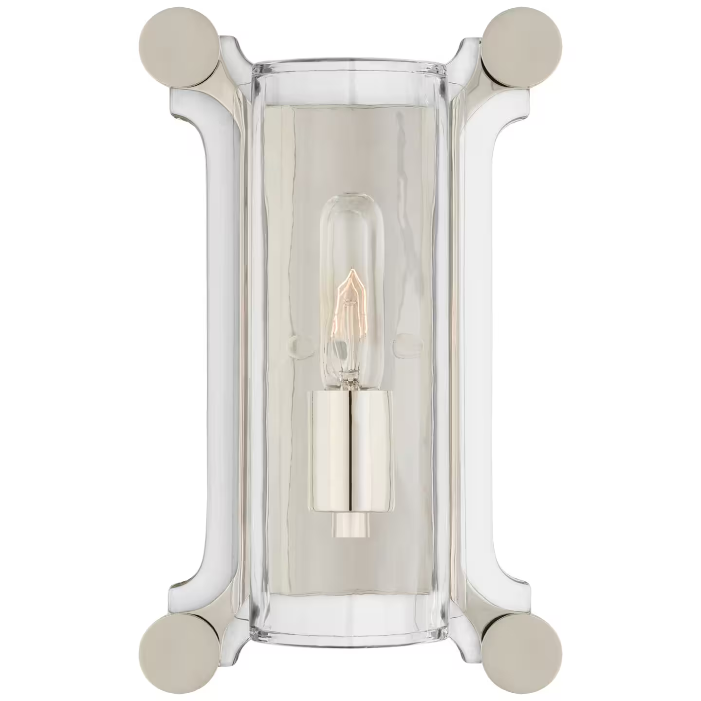Chirac Small Clear Glass Wall Light