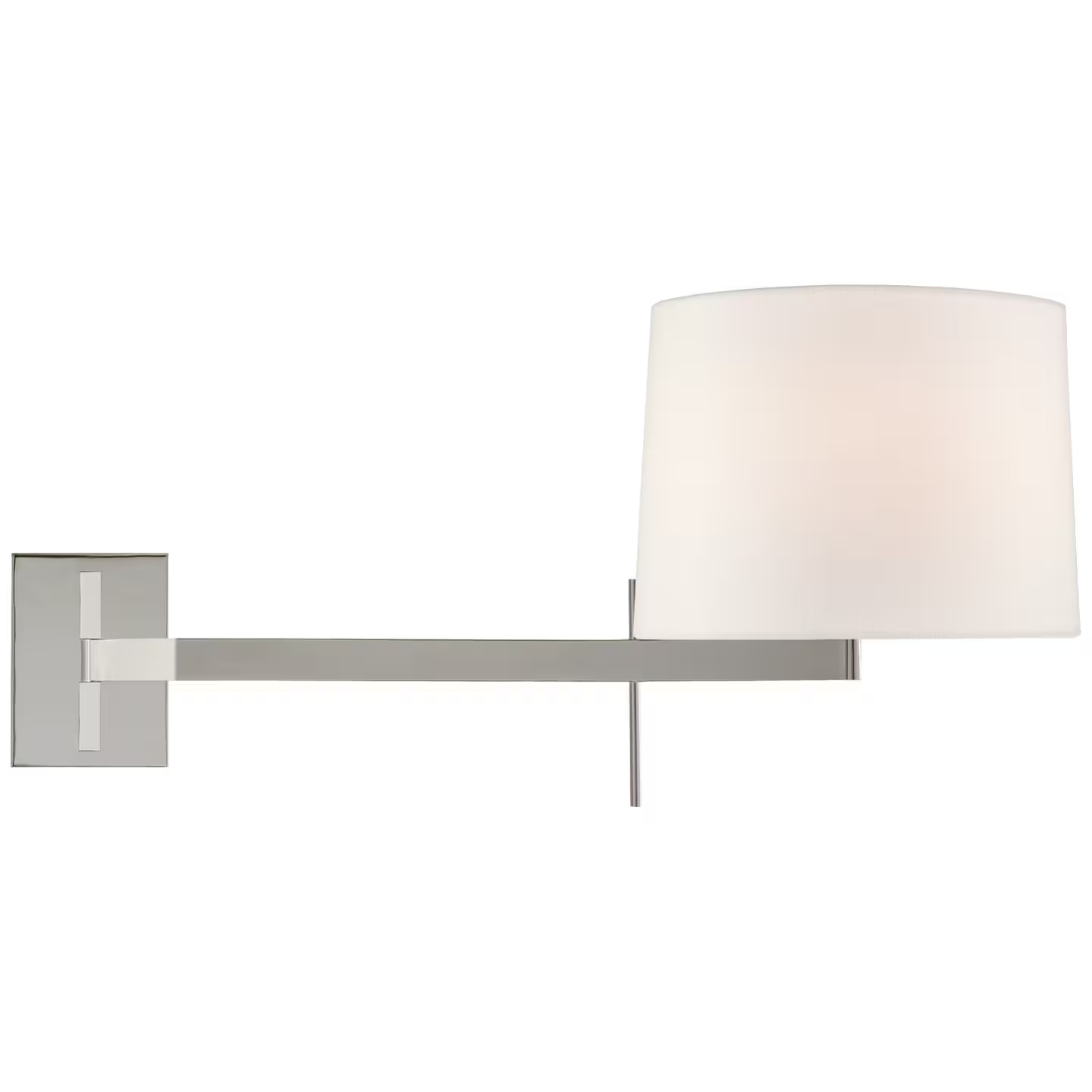 Sweep Medium Articulating Sconce with Linen Shade