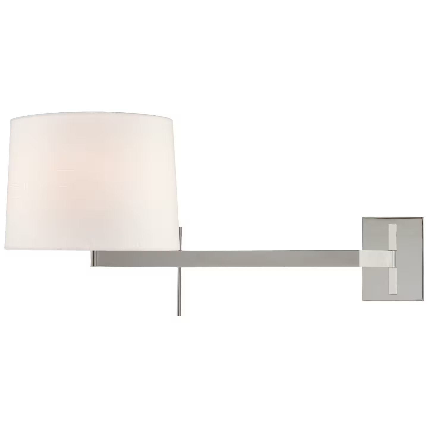 Sweep Medium Articulating Sconce with Linen Shade
