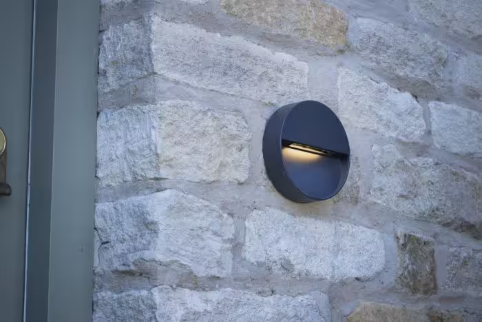 Ugo Outdoor Round Wall Light