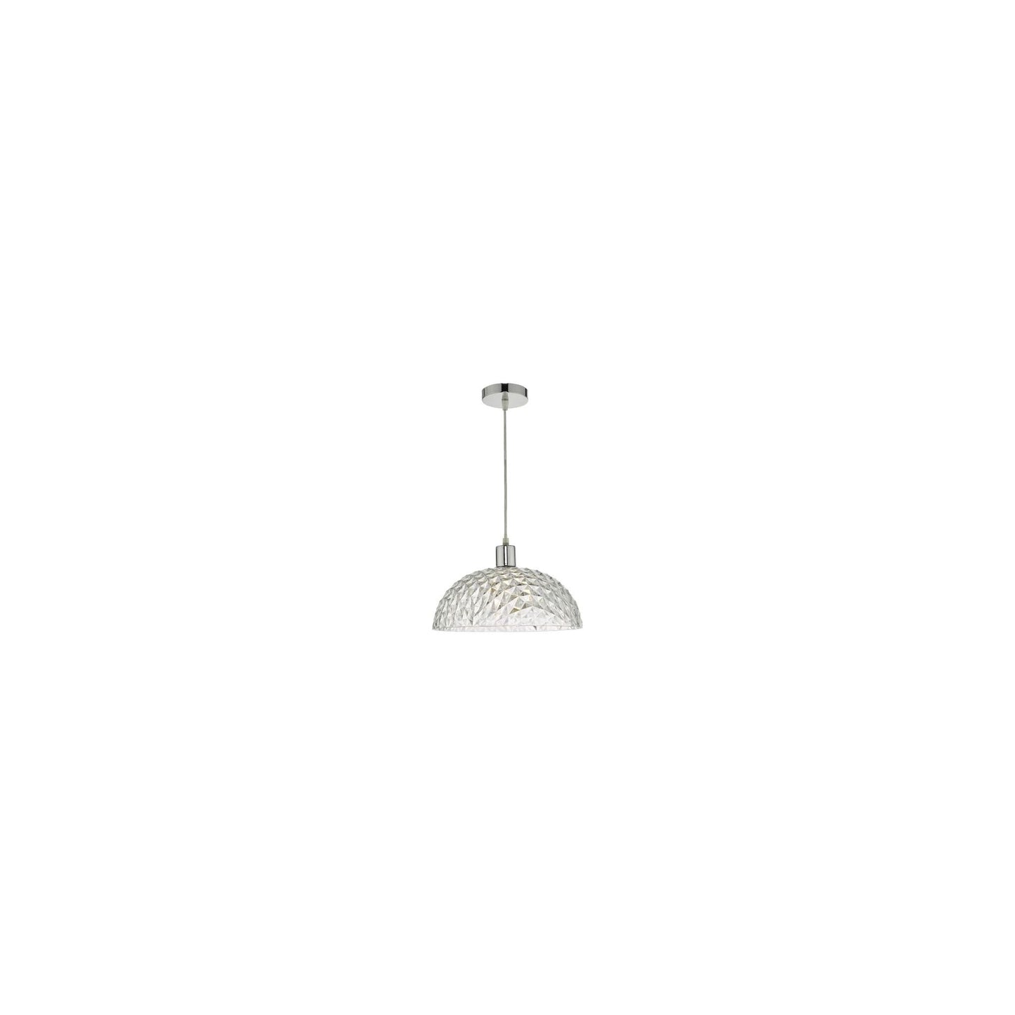 Tobin Easy Fit Clear Glass Pendant