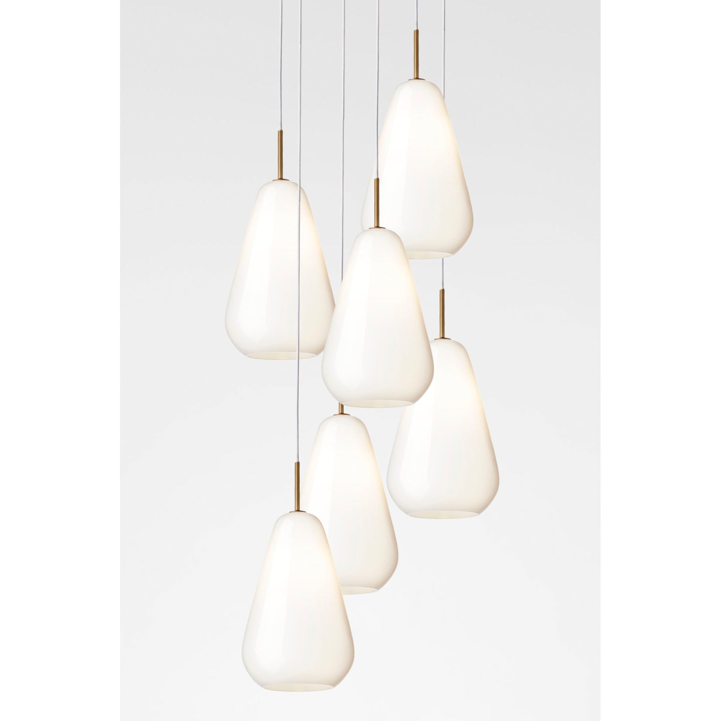 Anoli 6 Six-Light Nordic Gold Pendant