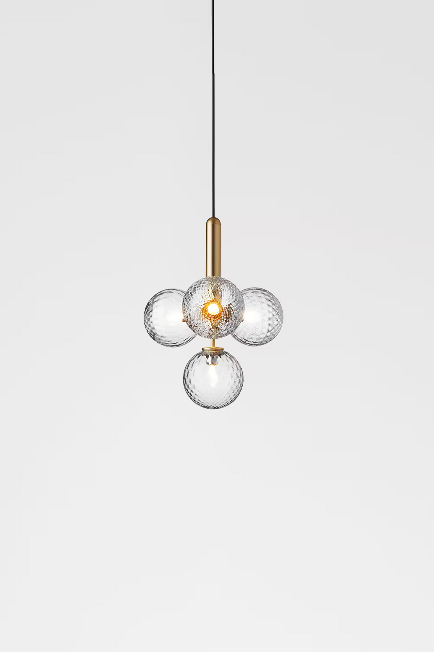 Miira 4 Brass LED Pendant