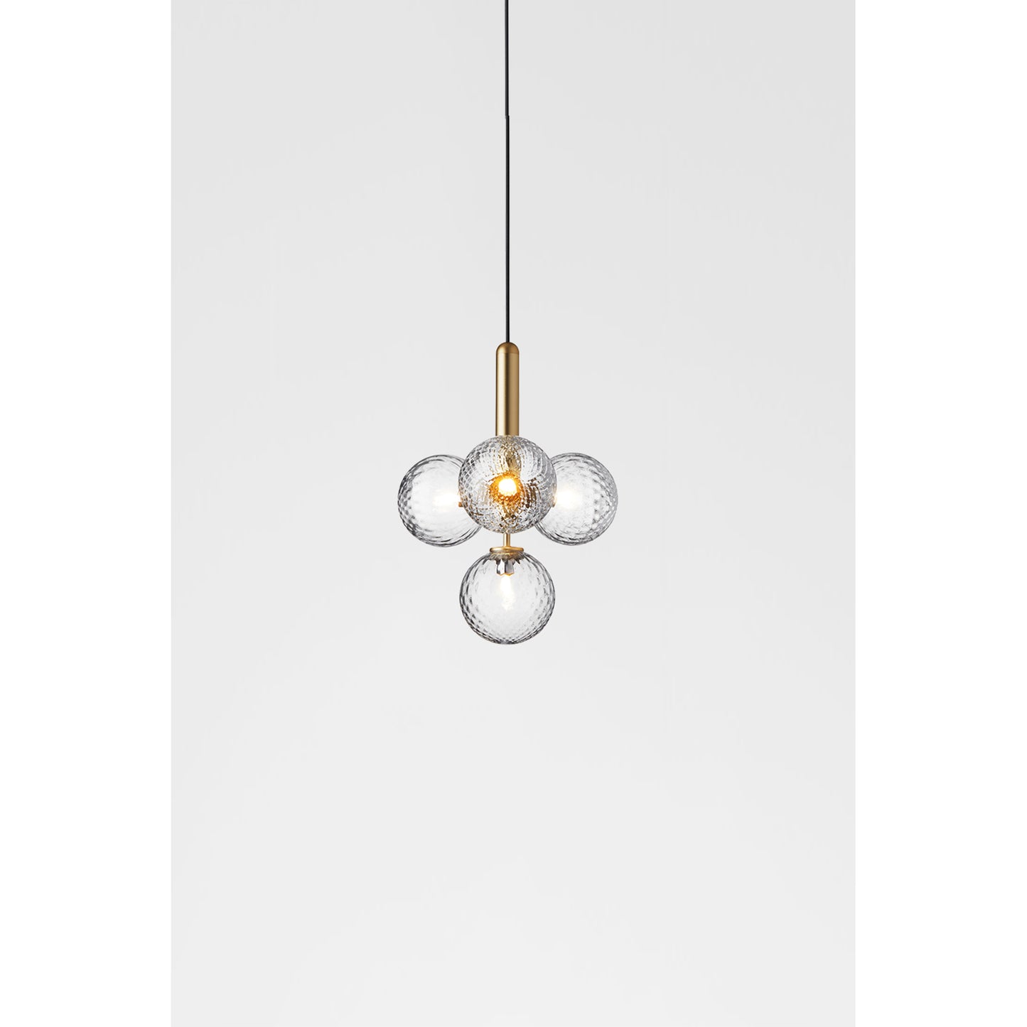 Miira 4 Brass LED Pendant