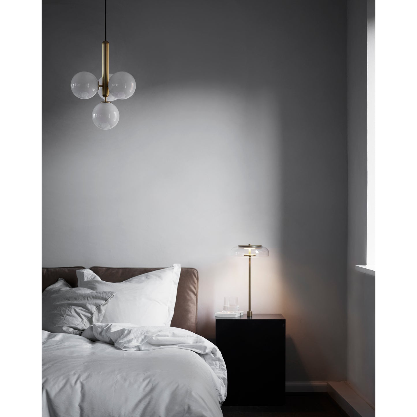 Miira 4 Brass LED Pendant