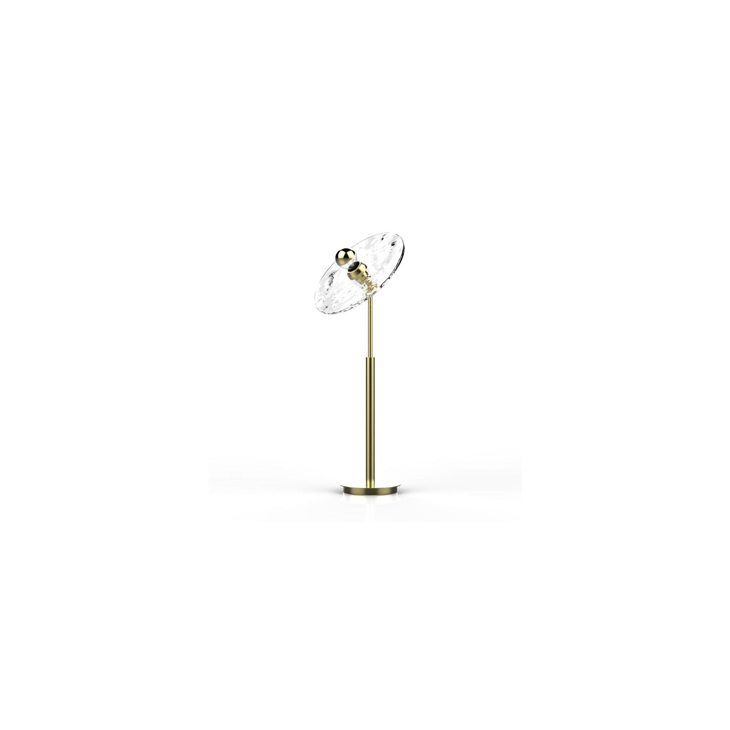 Marconi Table Lamp Brushed Brass & Lacquer