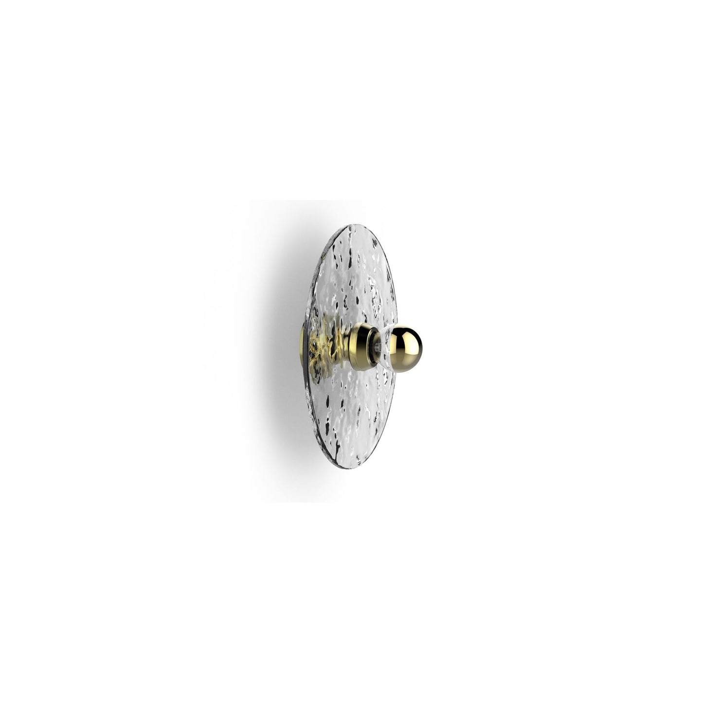 Marconi Wall Light Brushed Brass & Lacquer