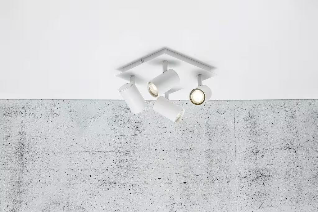 Frida 4-Spot Square Ceiling Light White