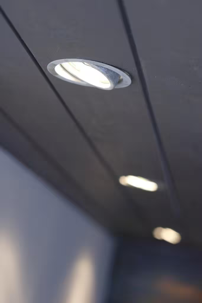 Tip Adjustable Built-In Spotlight