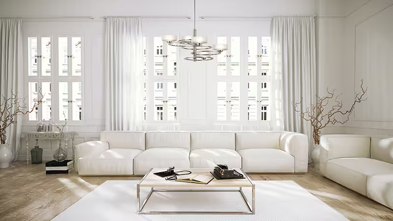 Aleeka 5-Light Chandelier Pewter