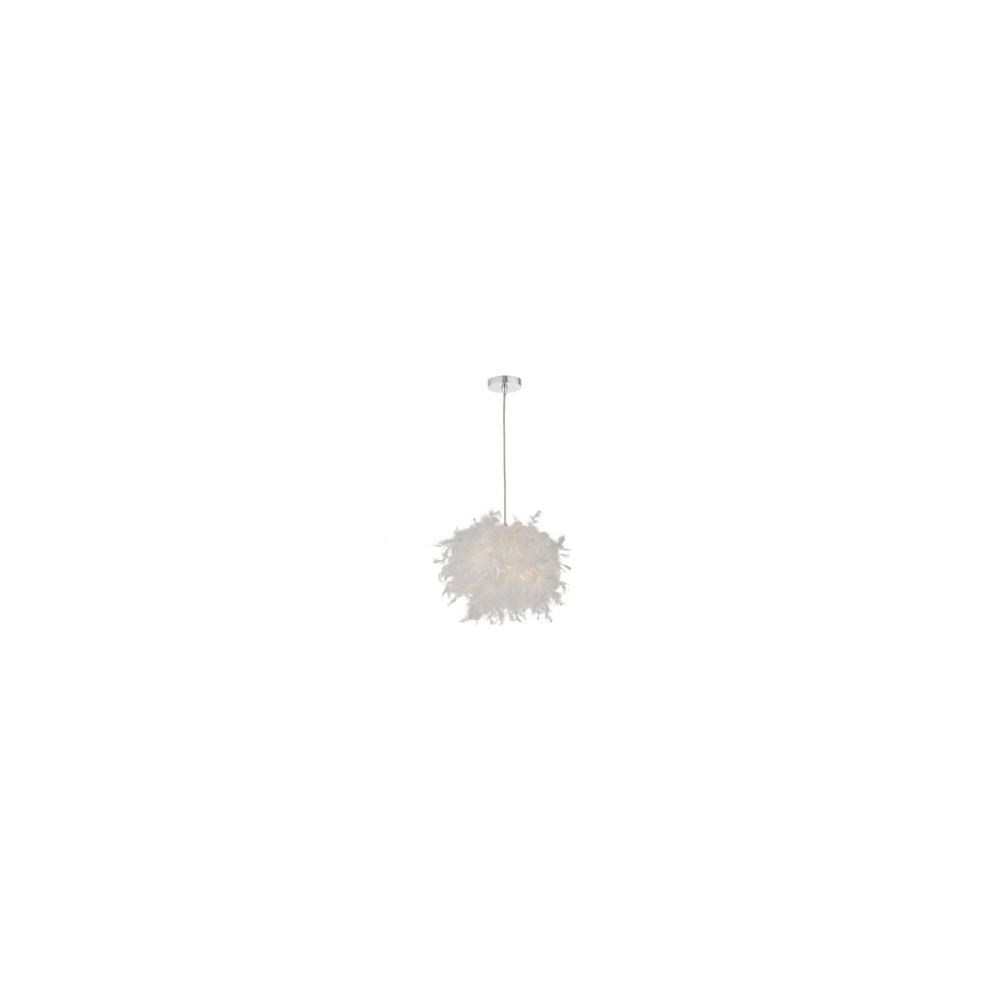 Feather Easy Fit Pendant White