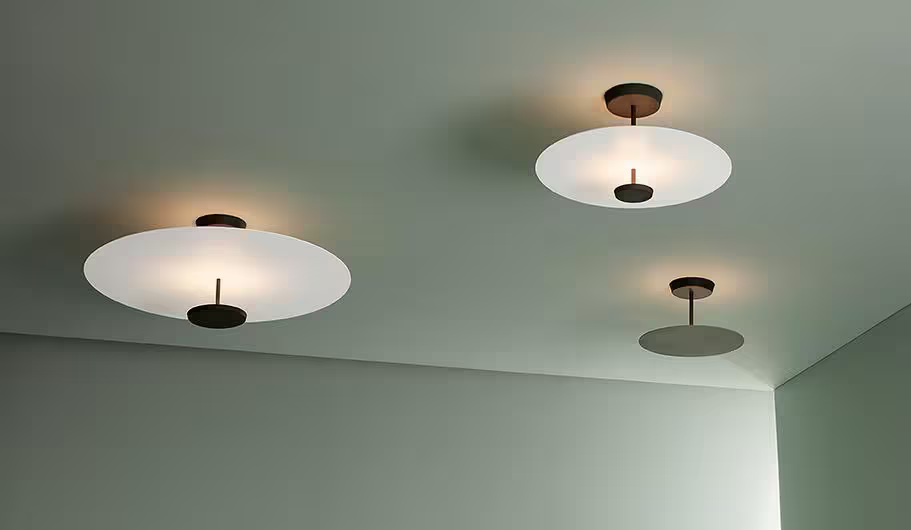 Flat 5915 Ceiling Light White