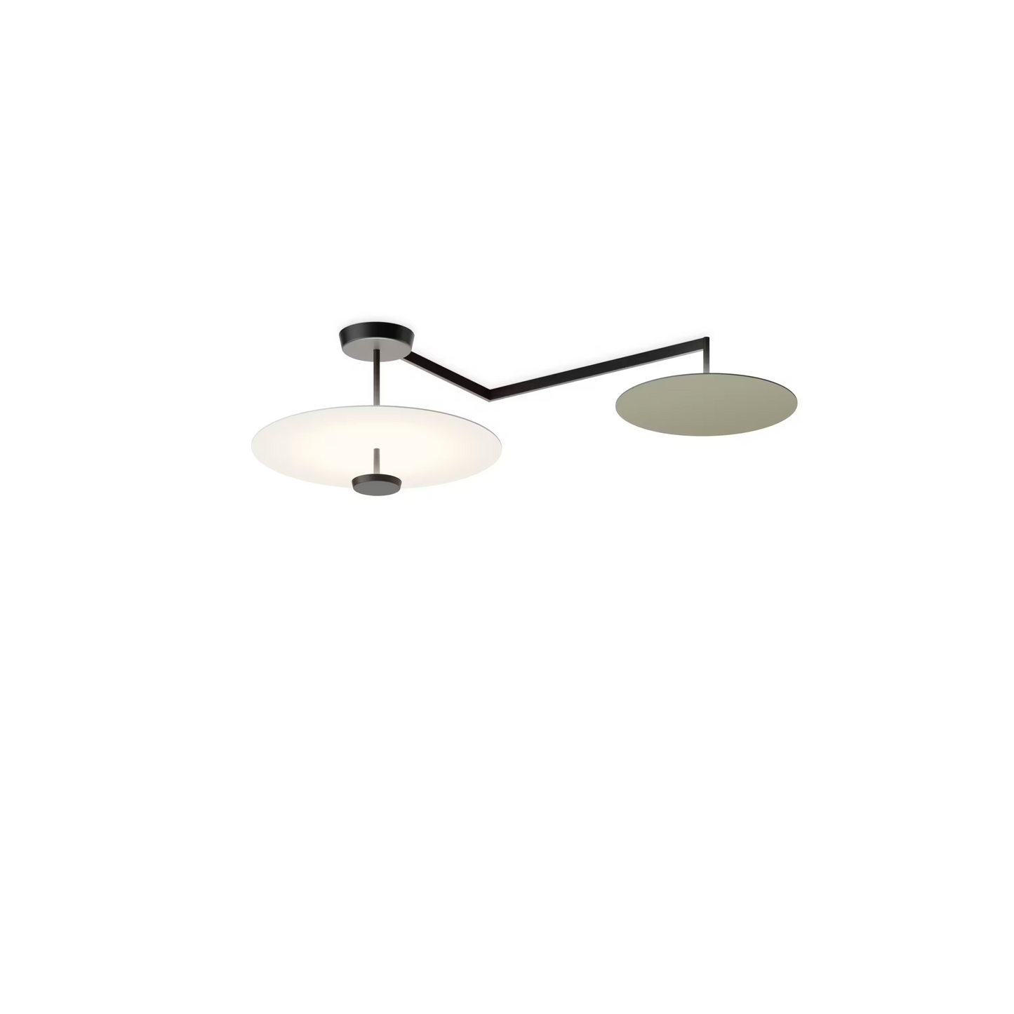 Flat 5910 Three Discs Ceiling Light