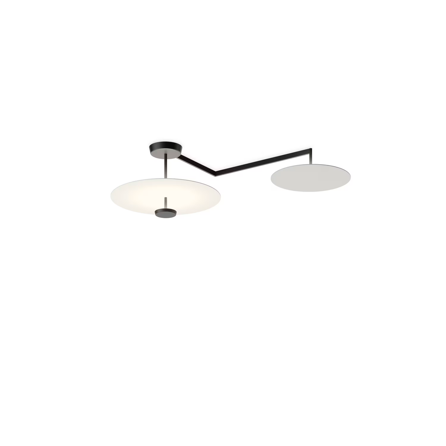 Flat 5910 Three Discs Ceiling Light