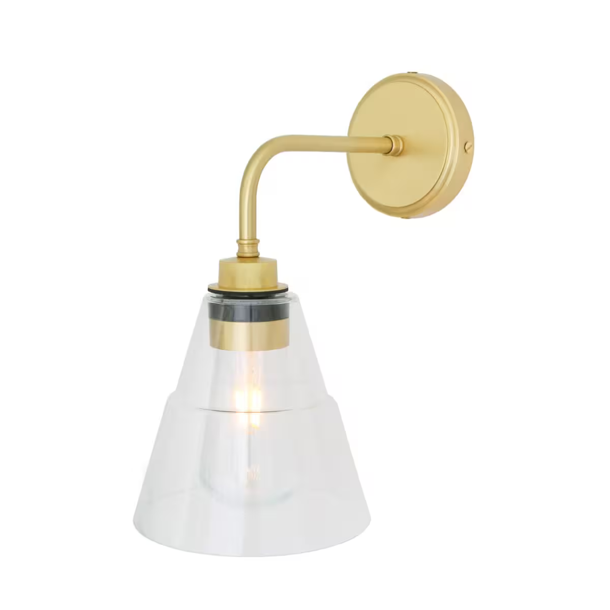 Kairi Modern Glass Bathroom Wall Light