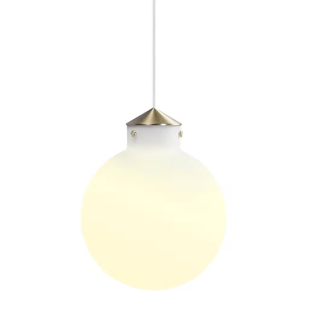 Raito 30 Round Pendant Brass