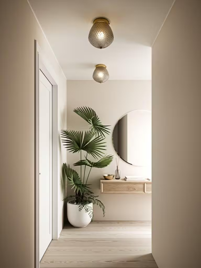 Orbform Ceiling Light Smoke