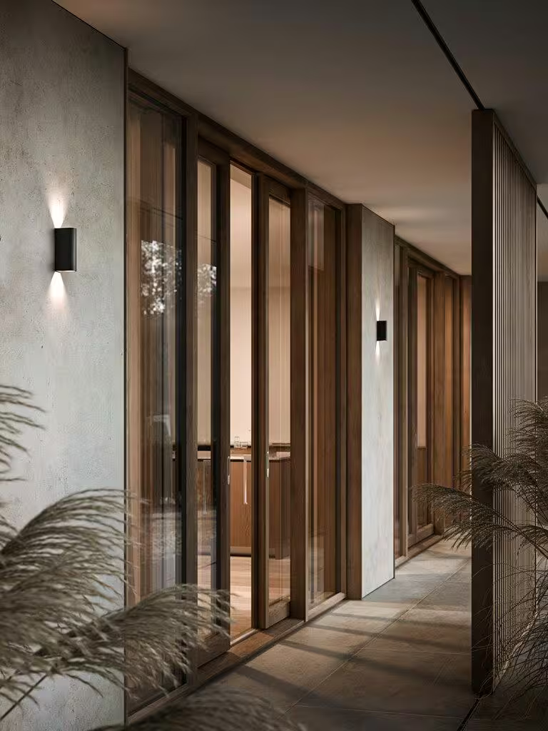 Calvi Outdoor Wall Light Black