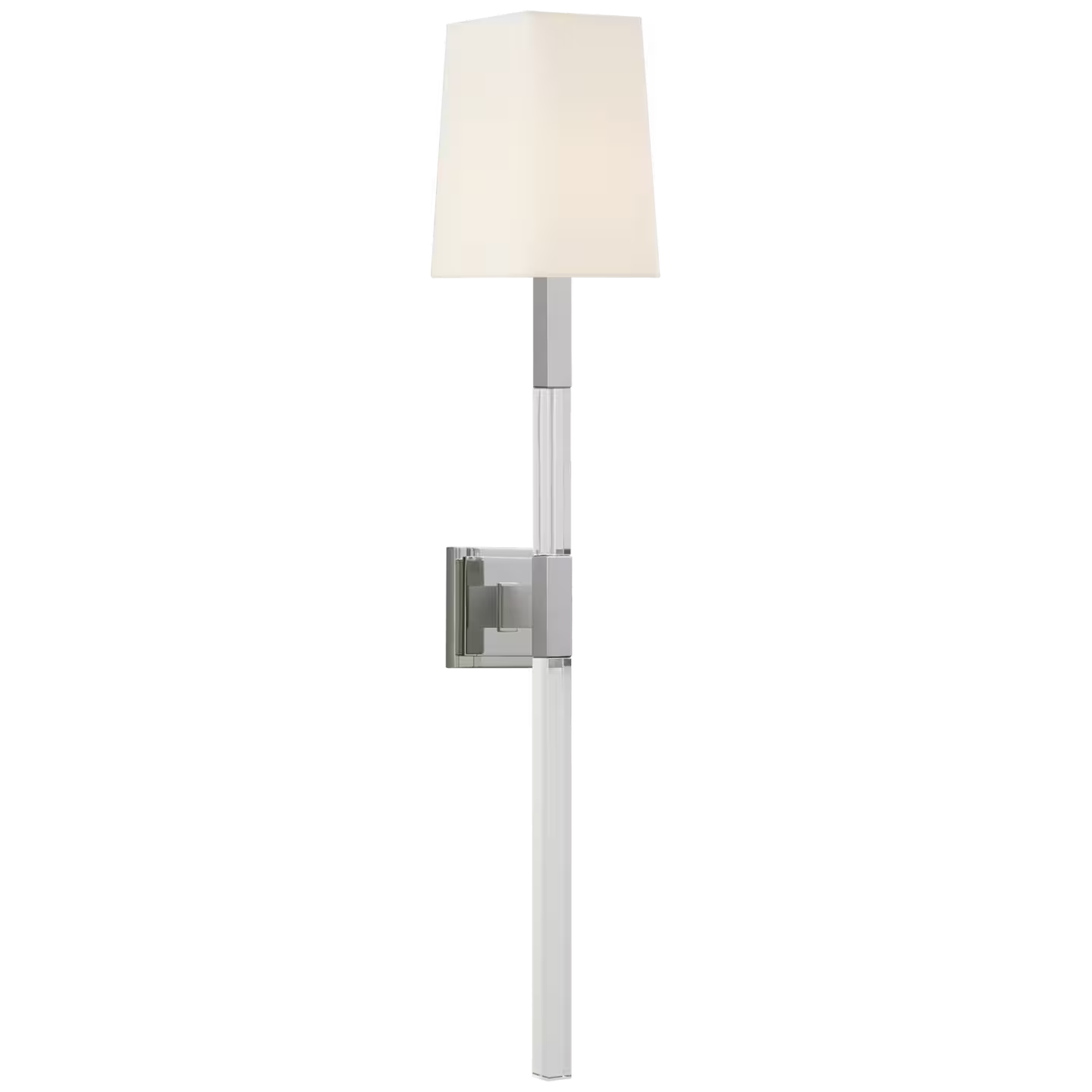 Reagan Tail Sconce with Linen Shade