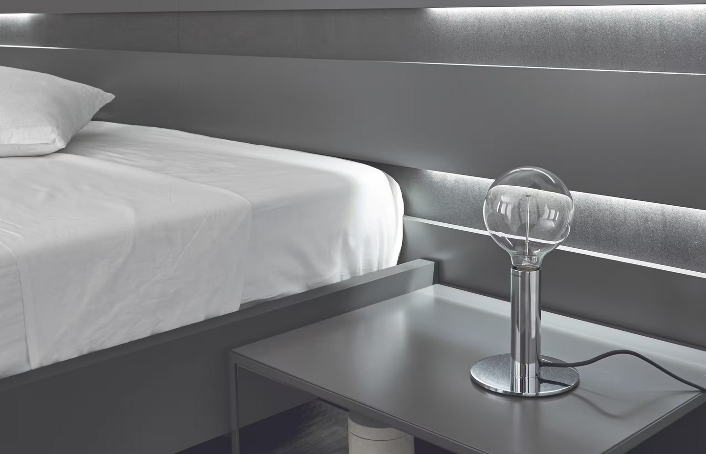 Less Steel Table Lamp