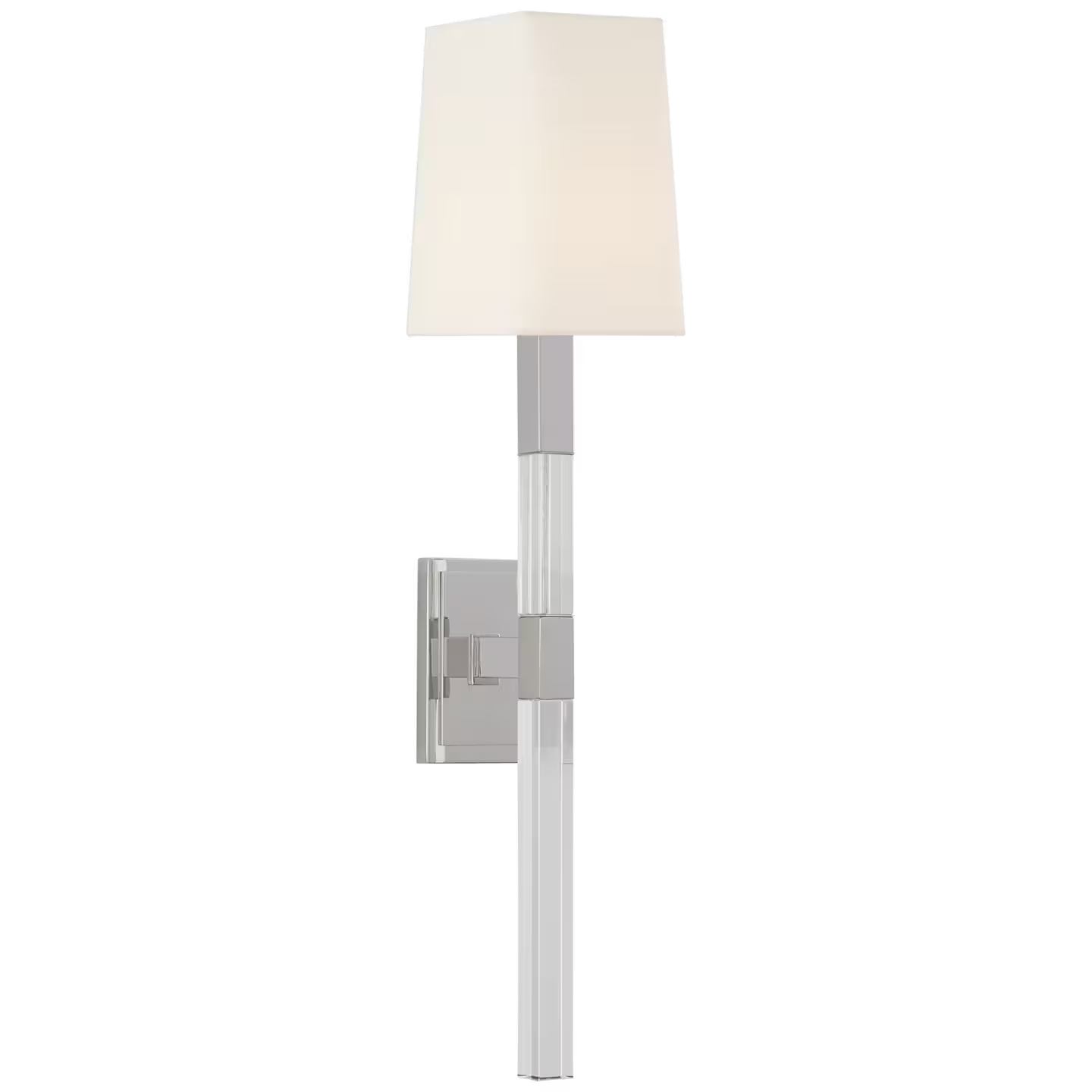 Reagan Tail Sconce with Linen Shade