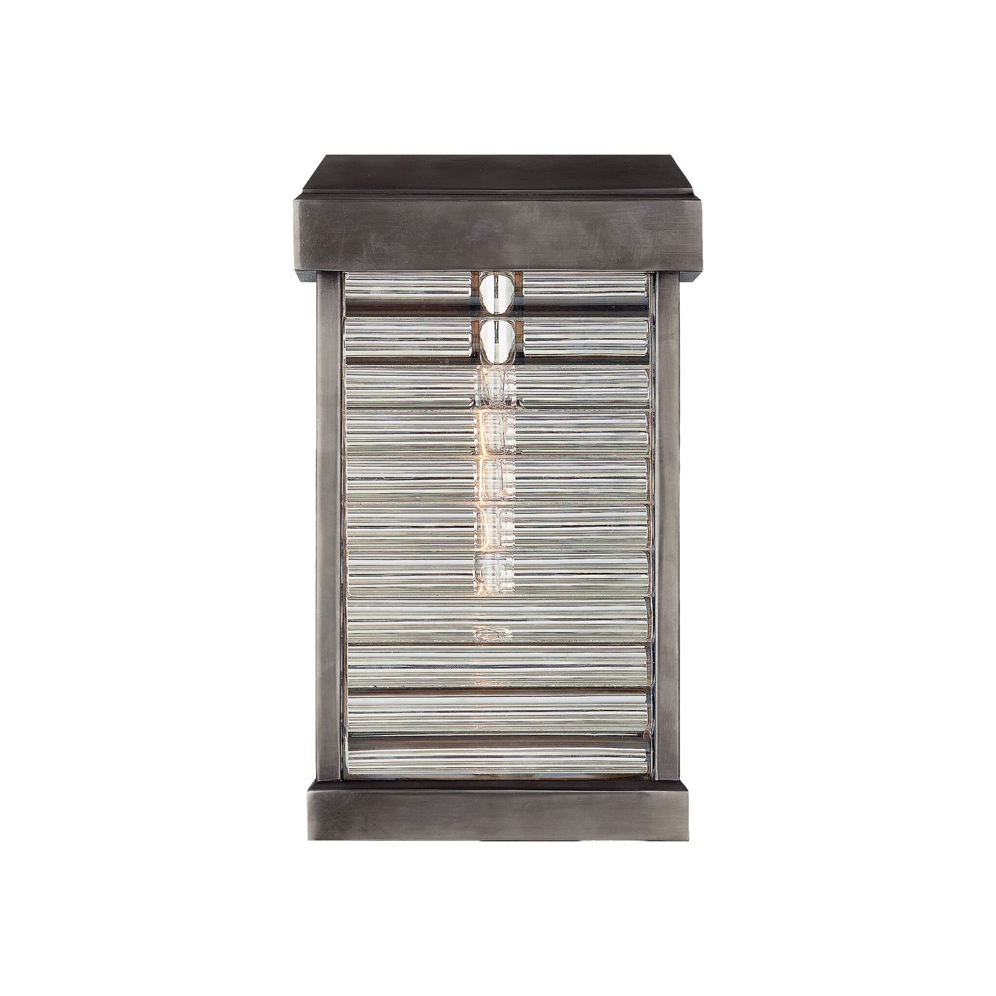 Dunmore Small Curved Glass Louver Sconce