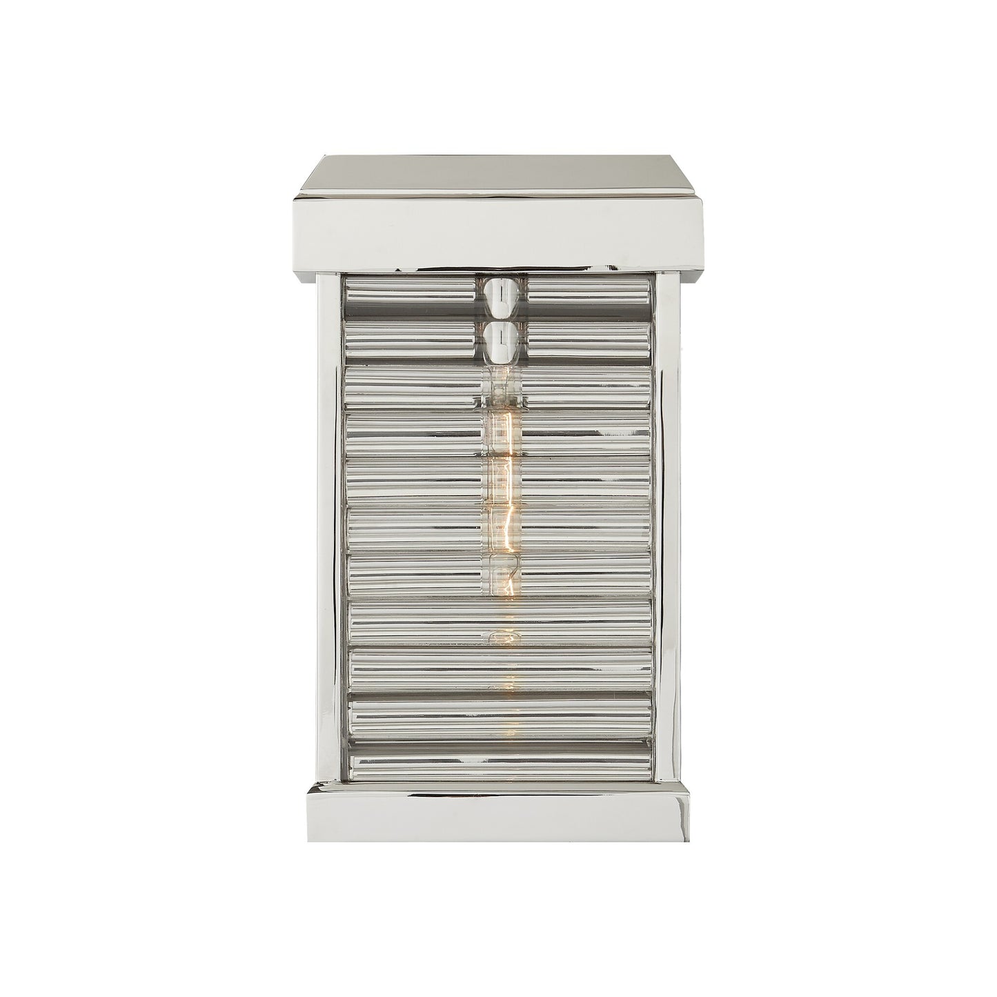 Dunmore Small Curved Glass Louver Sconce
