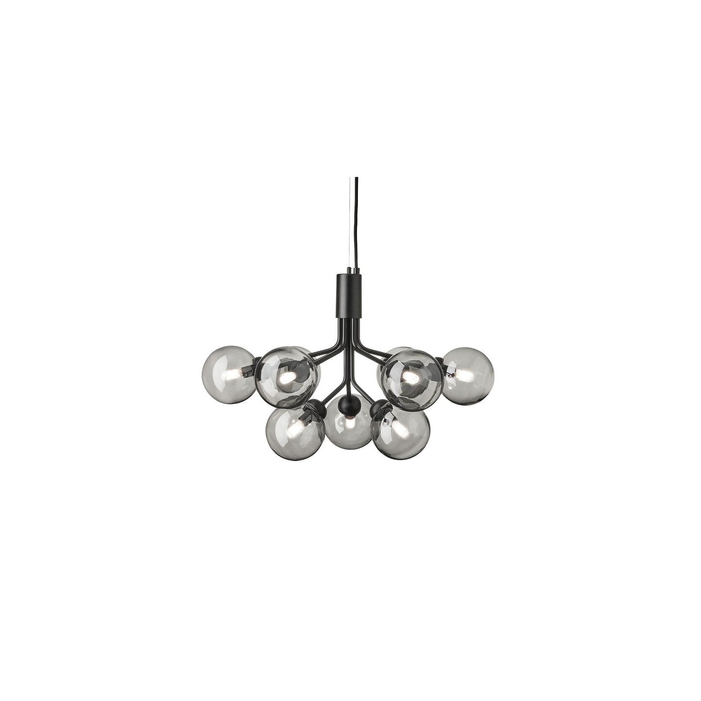 Apiales 9-Light Chandelier with Glass Shade
