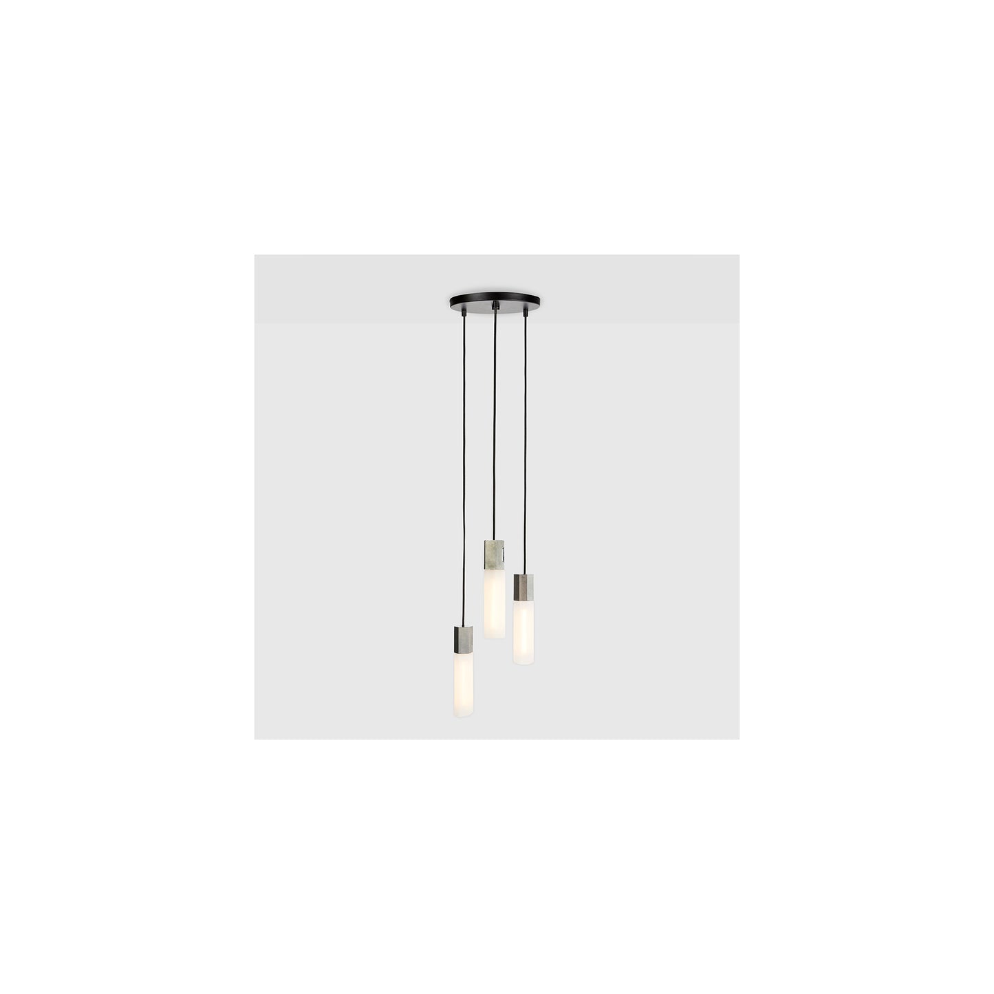 Basalt Triple Pendant