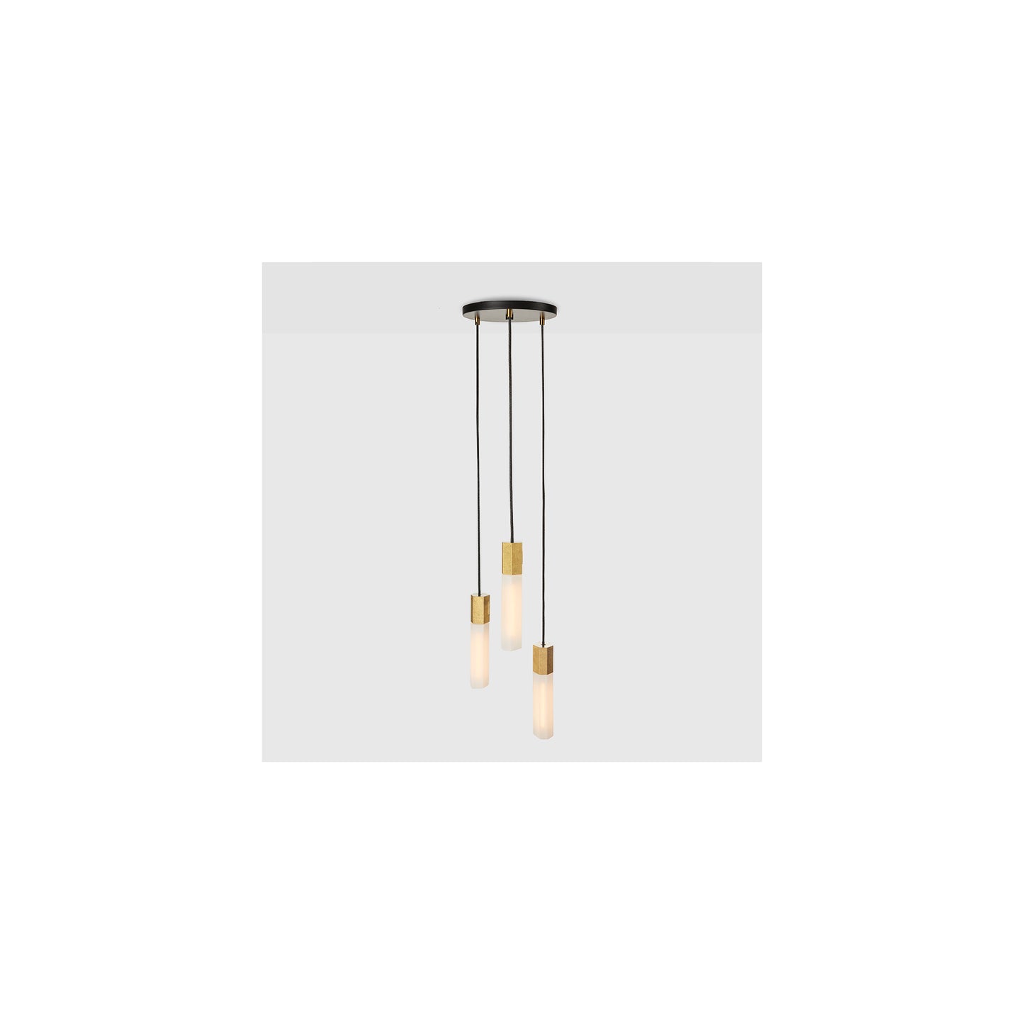 Basalt Triple Pendant