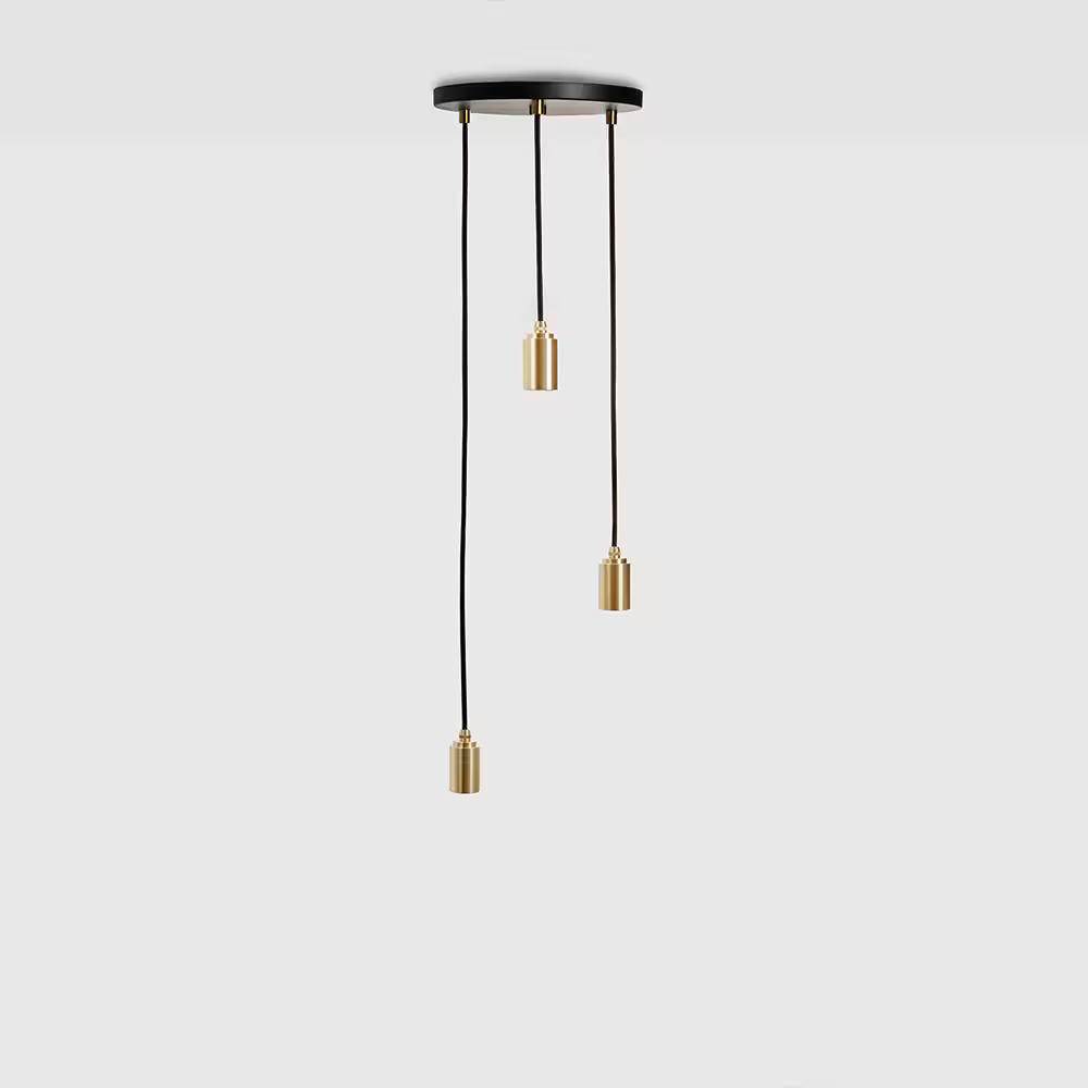 Triple Pendant Black