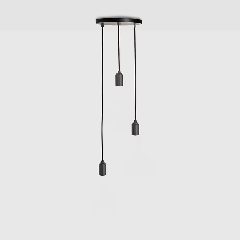 Triple Pendant Black