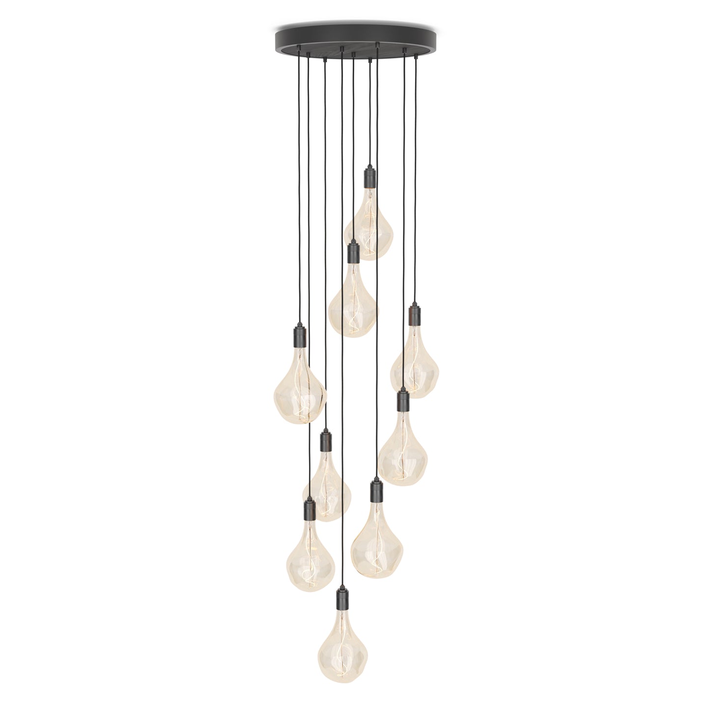 Nine Pendant with Voronoi II Bulbs