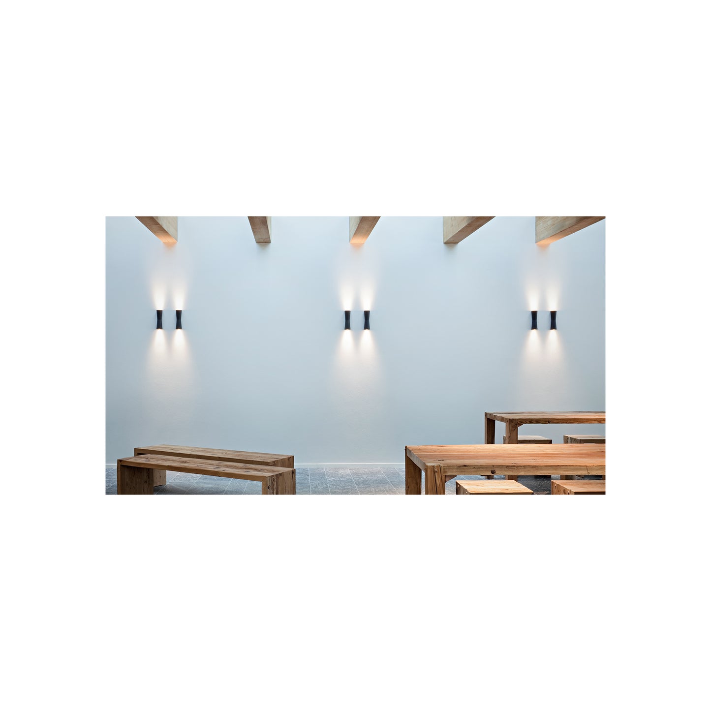 Clessidra 20°+20° Indoor/Outdoor Wall Light