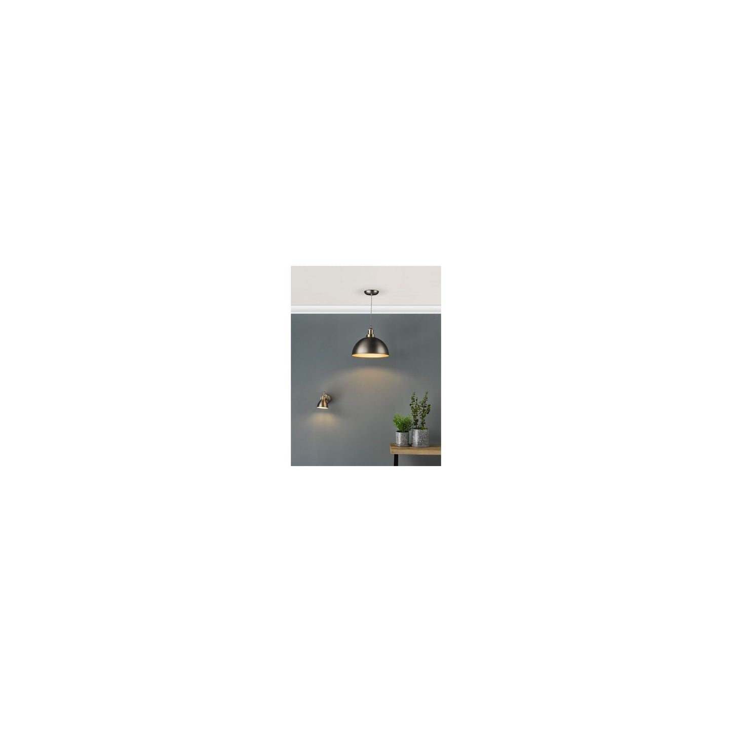 Governor Single Wall Light Antique Chrome