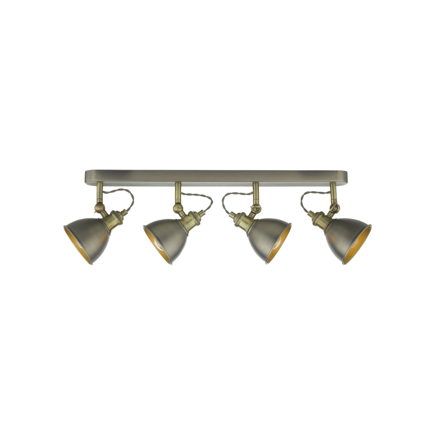 Governor 4-Light Bar Ceiling Spotlight Antique Chrome