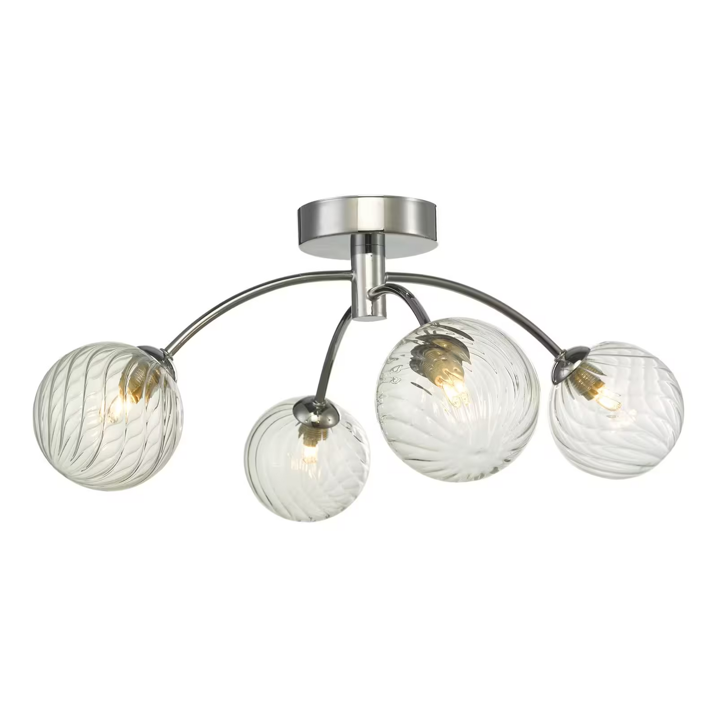 Izzy 4-Light Semi Flush