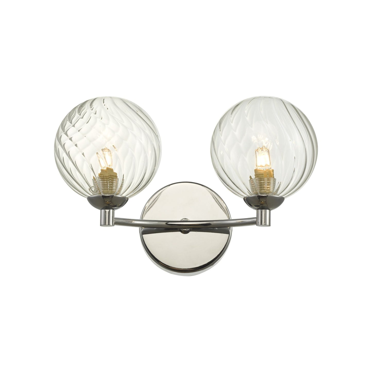 Izzy 2-Light Wall Lamp Polished Chrome