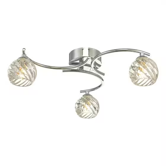 Nakita 3-Light Semi Flush