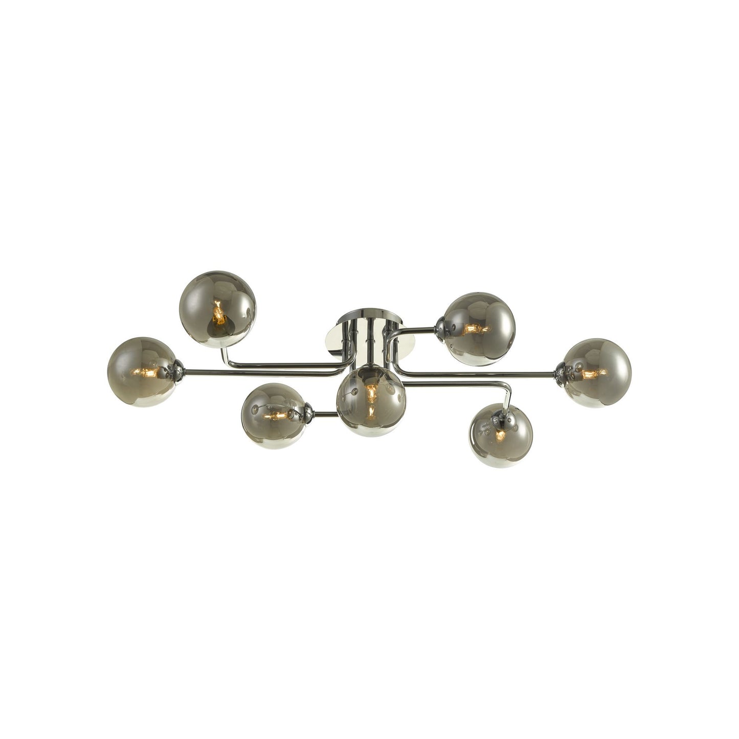 Reyna 7-Light Semi Flush Polished Chrome