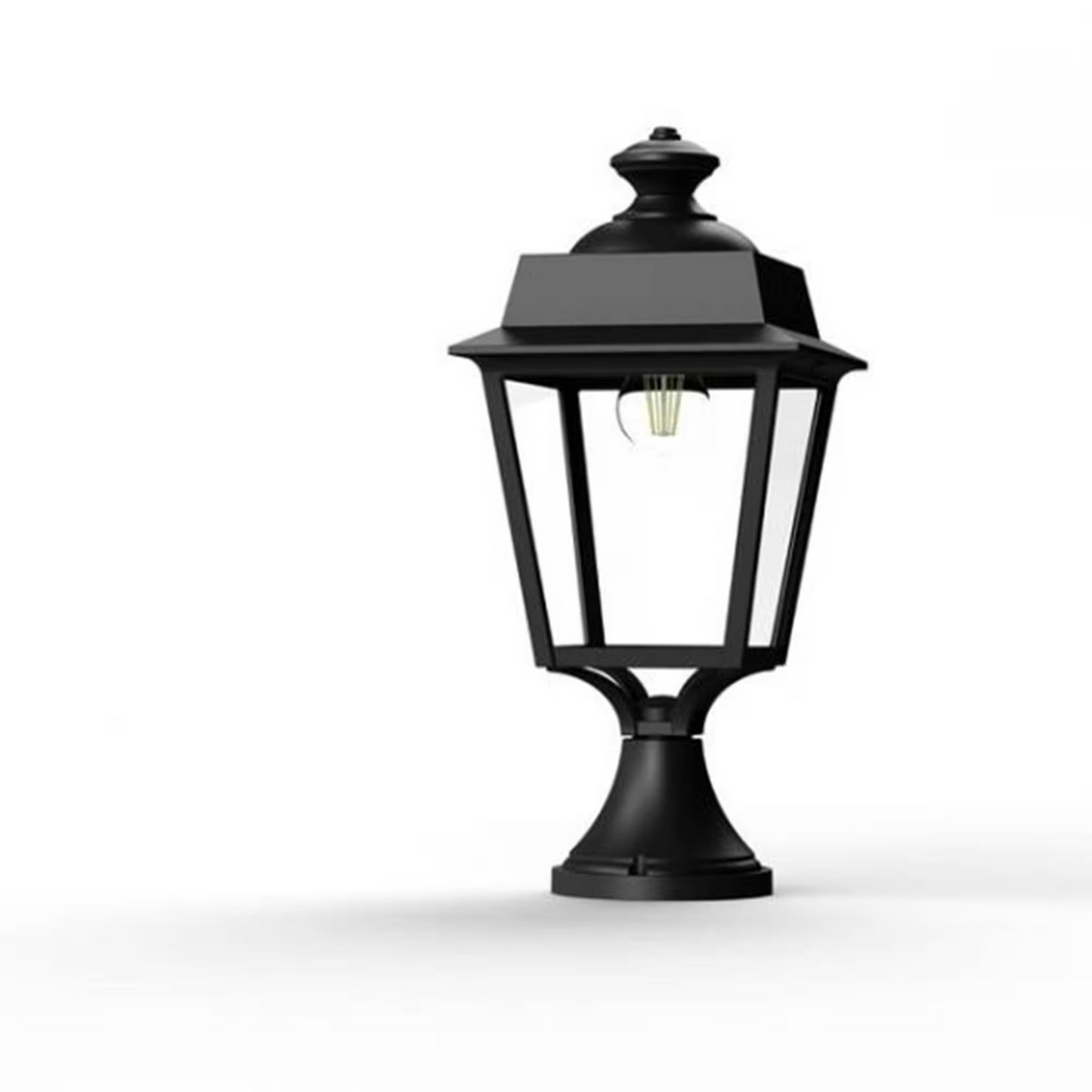 Place des Vosges 1 Evolution Small Clear Glass Pedestal