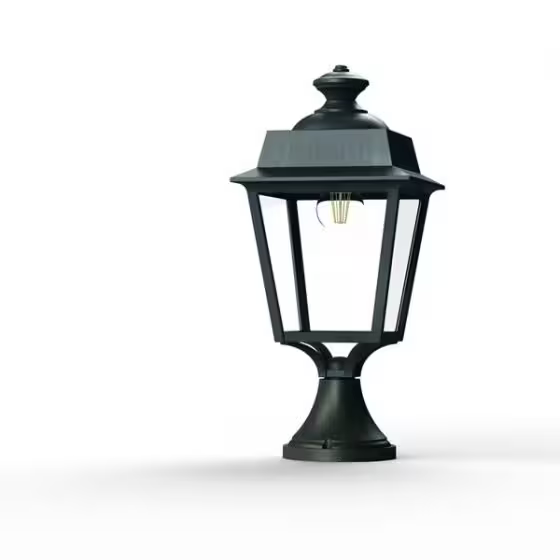 Place des Vosges 1 Evolution Small Clear Glass Pedestal