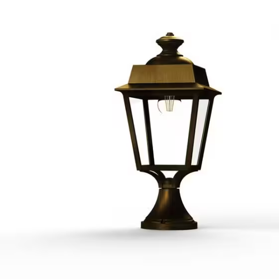 Place des Vosges 1 Evolution Small Clear Glass Pedestal