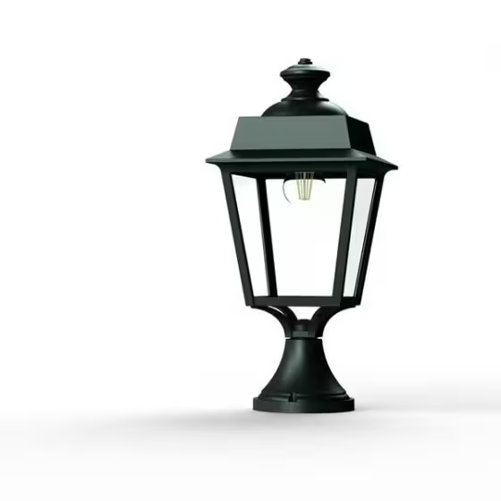 Place des Vosges 1 Evolution Small Clear Glass Pedestal
