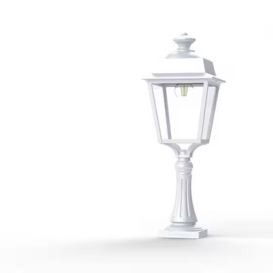 Place des Vosges 1 Evolution Large Clear Glass Pedestal