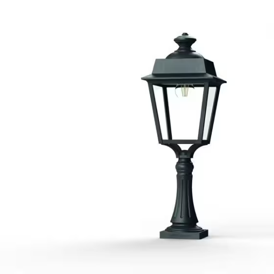Place des Vosges 1 Evolution Large Clear Glass Pedestal