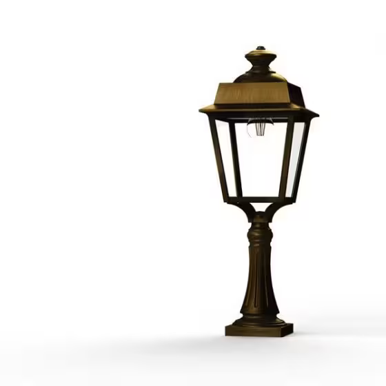 Place des Vosges 1 Evolution Large Clear Glass Pedestal