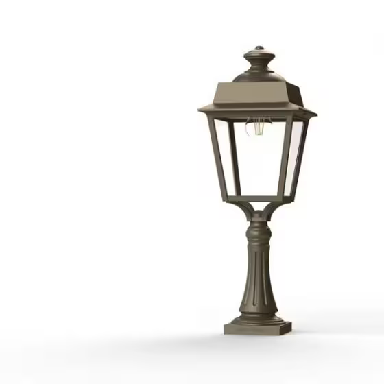Place des Vosges 1 Evolution Large Clear Glass Pedestal